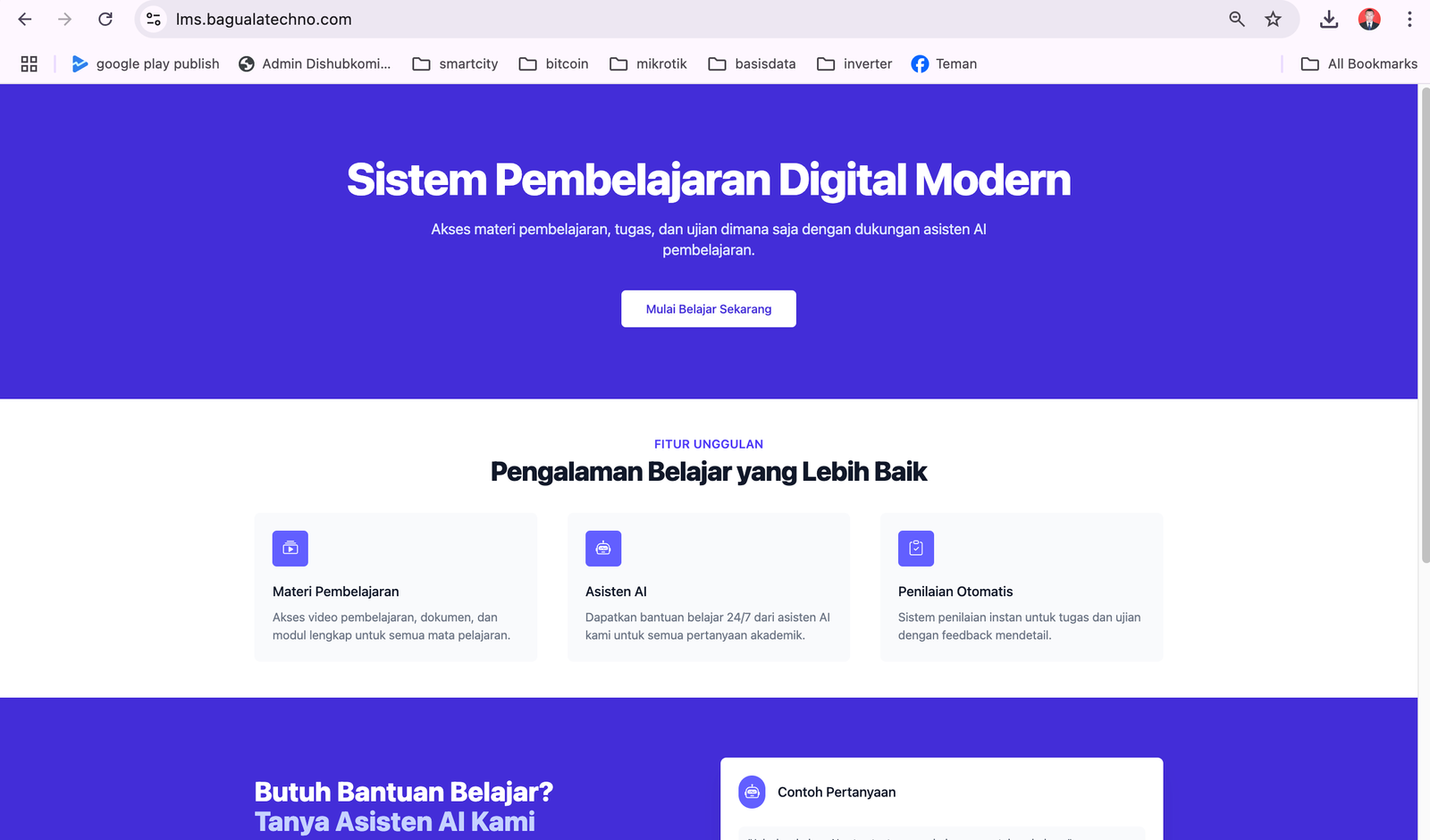 Learning Manajemen System (LMS) buat Sekolah